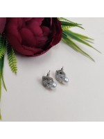 Shimmering Stylish Earring With White Pearl 